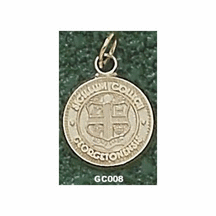 Georgetown College Tigers "Seal" 1/2" Charm - 14KT Gold Jewelry