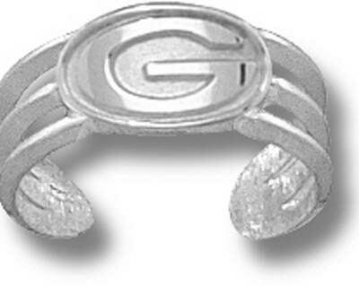 Georgia Bulldogs 1/4" "G" Toe Ring - Sterling Silver Jewelry