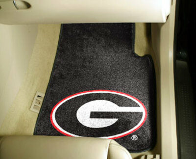 Georgia Bulldogs 27" x 18" Auto Floor Mat (Set of 2 Car Mats)