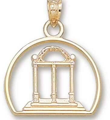 Georgia Bulldogs "Arch" Pendant - 10KT Gold Jewelry