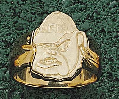 Georgia Bulldogs "Bulldog Face" Men's Ring Size 10 1/2 - 10KT Gold Jewelry