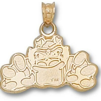 Georgia Bulldogs "Fighting Dog" Pendant - 14KT Gold Jewelry