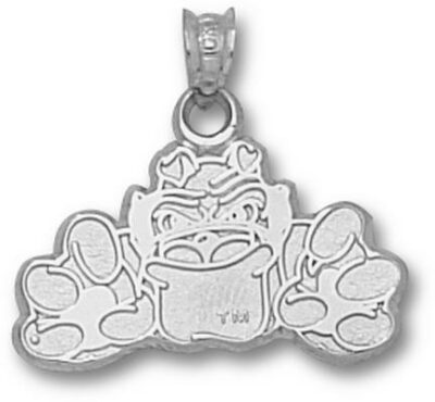 Georgia Bulldogs "Fighting Dog" Pendant - Sterling Silver Jewelry