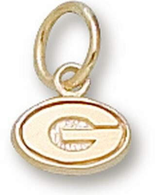 Georgia Bulldogs "G" 1/8" Charm - 14KT Gold Jewelry