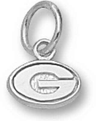 Georgia Bulldogs "G" 1/8" Charm - Sterling Silver Jewelry