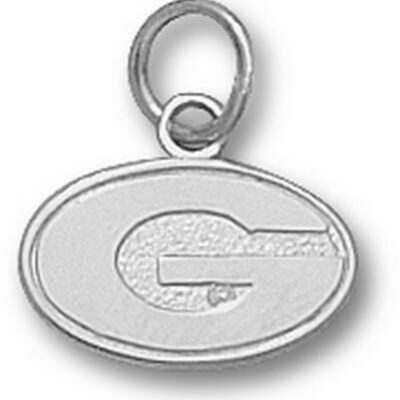 Georgia Bulldogs "G" 5/16" Charm - Sterling Silver Jewelry