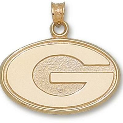 Georgia Bulldogs "G" 5/8" Pendant - 14KT Gold Jewelry