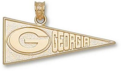 Georgia Bulldogs "G Pennant" Pendant - 10KT Gold Jewelry