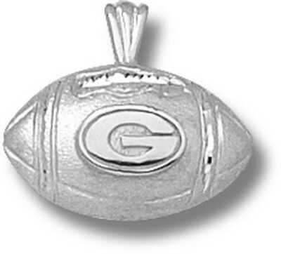 Georgia Bulldogs "Georgia Bulldog Face" Pendant - Sterling Silver Jewelry