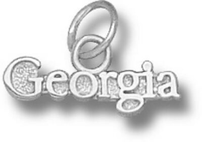 Georgia Bulldogs "Georgia" Charm - Sterling Silver Jewelry