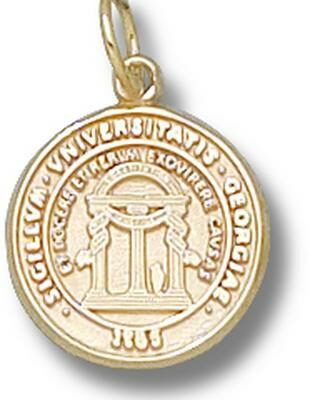 Georgia Bulldogs "Seal" 1/2" Charm - 10KT Gold Jewelry