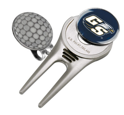 Georgia Southern Eagles Divot Tool Hat Clip with Golf Ball Marker (Set of 2)