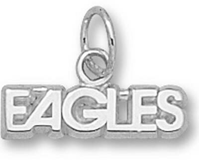 Georgia Southern Eagles "Eagles" 1/8" Charm - Sterling Silver Jewelry