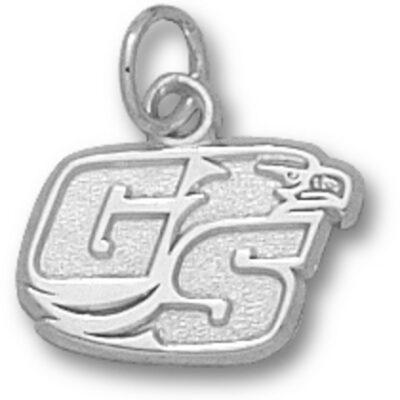 Georgia Southern Eagles "GS Eagle Head" 3/8" Charm - Sterling Silver Jewelry