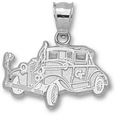 Georgia Tech Yellow Jackets "Ramblin' Wreck Car" 5/8" Pendant - Sterling Silver Jewelry