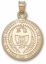 Georgia Tech Yellow Jackets "Seal" Pendant - 10KT Gold Jewelry