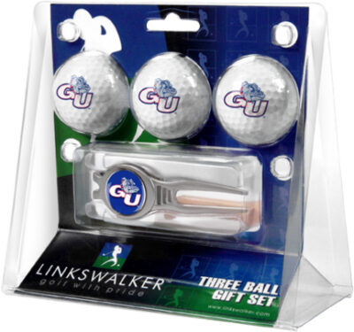 Gonzaga Bulldogs 3 Ball Golf Gift Pack with Kool Tool