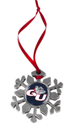 Gonzaga Bulldogs Snowflake Ornament (Set of 2)