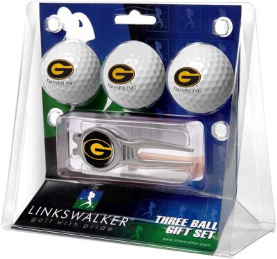 Grambling State Tigers 3 Ball Golf Gift Pack with Kool Tool