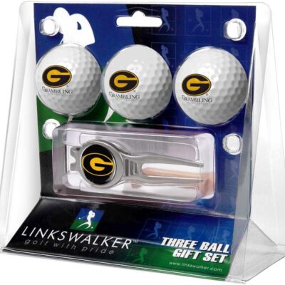 Grambling State Tigers 3 Ball Golf Gift Pack with Kool Tool