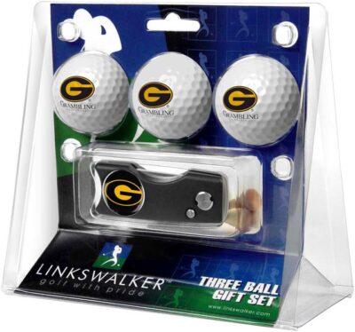 Grambling State Tigers 3 Golf Ball Gift Pack with Spring Action Tool