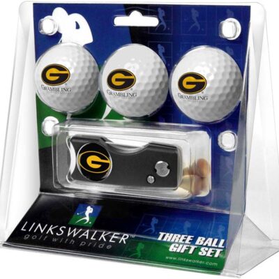 Grambling State Tigers 3 Golf Ball Gift Pack with Spring Action Tool