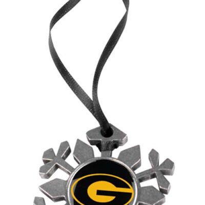 Grambling State Tigers Snowflake Ornament (Set of 2)