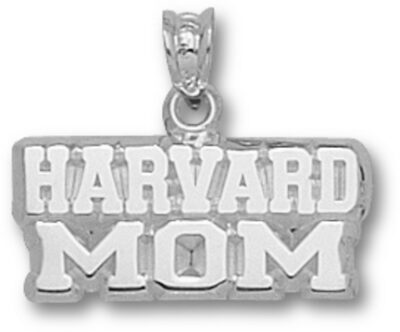 Harvard Crimson "Harvard Mom" Pendant - Sterling Silver Jewelry