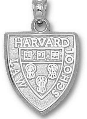 Harvard Crimson Law School "Shield" Pendant - Sterling Silver Jewelry