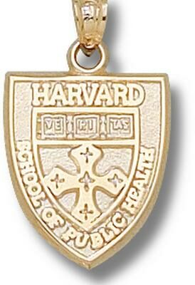 Harvard "Public Health School Shield" Pendant - 14KT Gold Jewelry