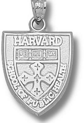 Harvard "Public Health School Shield" Pendant - Sterling Silver Jewelry