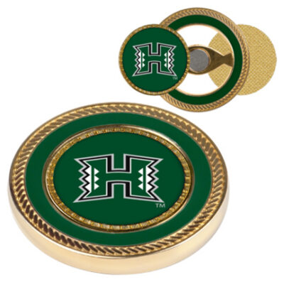 Hawaii Rainbow Warriors Challenge Coin with Ball Markers (Set of 2)