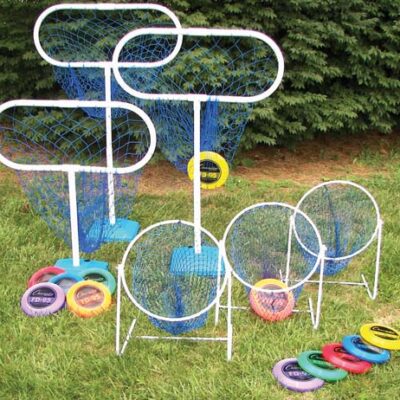 High / Low Disc Golf Target Sets (Includes 3 Low Targets, 3 High Targets and 12 Discs)