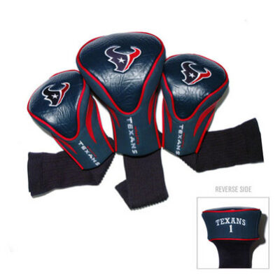 Houston Texans Contour Fit Golf Headcover (3-Pack)