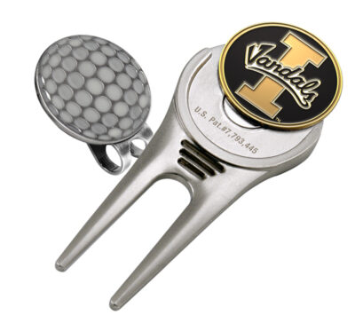 Idaho Vandals Divot Tool Hat Clip with Golf Ball Marker (Set of 2)