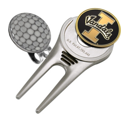 Idaho Vandals Divot Tool Hat Clip with Golf Ball Marker (Set of 2)