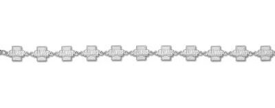 Illinois Fighting Illini "I Illinois" 7.5" Bracelet - Sterling Silver Jewelry