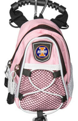 Illinois Fighting Illini Pink 8" x 9" Mini Day Pack (Set of 2)