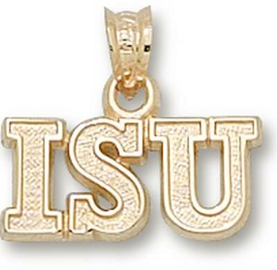 Illinois State Redbirds "ISU" Pendant - 10KT Gold Jewelry