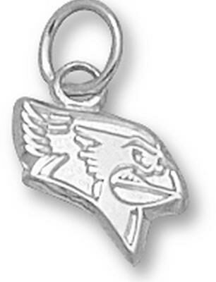 Illinois State Redbirds "Redbird Head" 3/8" Charm - Sterling Silver Jewelry