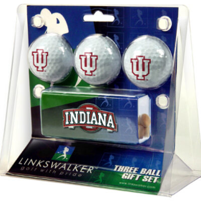 Indiana Hoosiers 3 Ball Gift Pack with Hat Clip