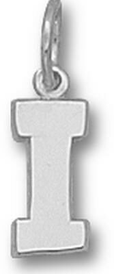 Indiana Hoosiers Block "I" 3/8" Charm - Sterling Silver Jewelry