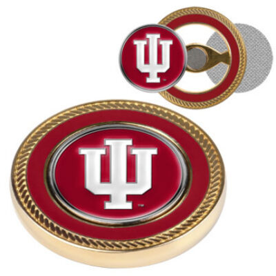 Indiana Hoosiers Challenge Coin with Ball Markers (Set of 2)