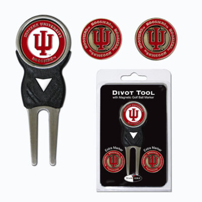 Indiana Hoosiers Golf Ball Marker and Divot Tool Pack