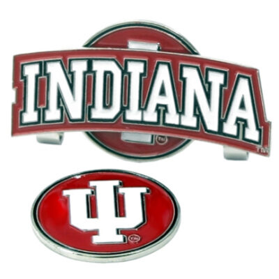 Indiana Hoosiers Slider Clip with Golf Ball Marker (Set of 3)