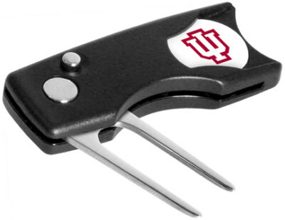 Indiana Hoosiers Spring Action Divot Tool with Golf Ball Marker (Set of 2)