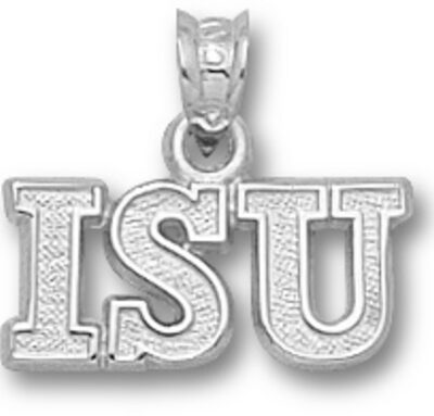 Indiana State Sycamores "ISU" Pendant - Sterling Silver Jewelry