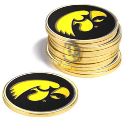 Iowa Hawkeyes Golf Ball Marker (12 Pack)