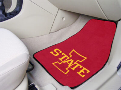 Iowa State Cyclones 27" x 18" Auto Floor Mat (Set of 2 Car Mats)