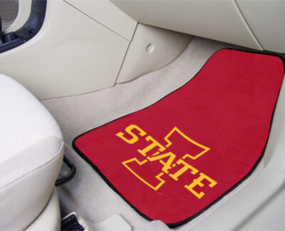 Iowa State Cyclones 27" x 18" Auto Floor Mat (Set of 2 Car Mats)